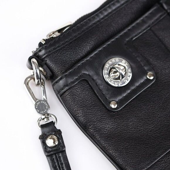 Marc by Marc Jacobs Buffalo Leather Percy Crossbody Bag Black - Picture 12 of 13